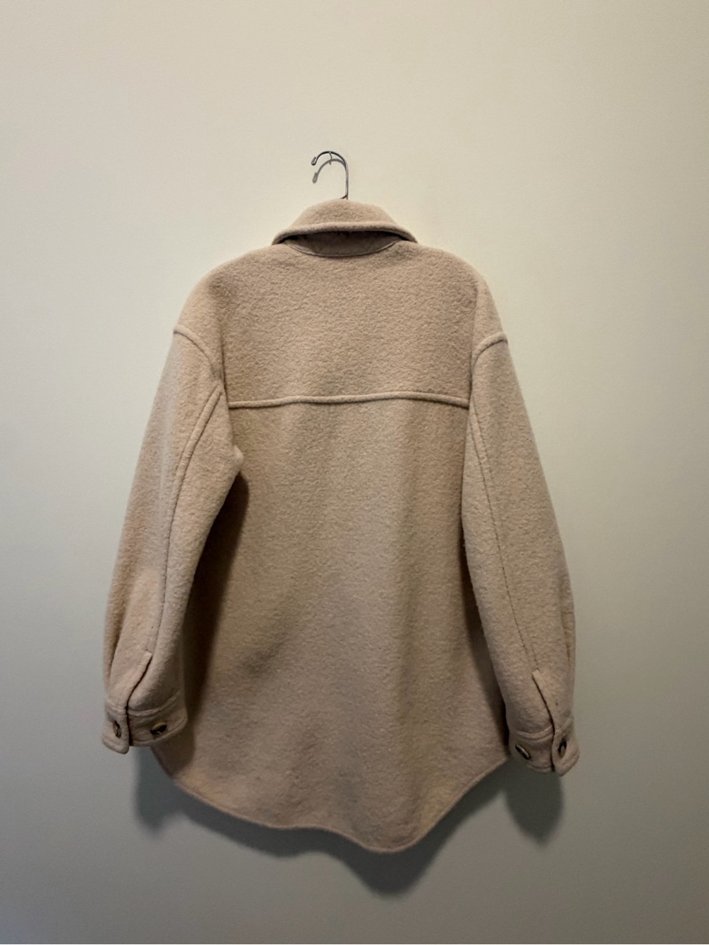 Wilfred Cream Ganna Shirt Jacket - Large - Picture 2 of 5